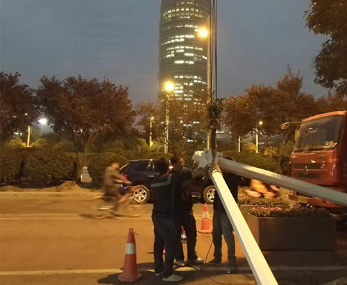 乐鱼·体育-乐鱼（中国）一站式服务官方网站省郑州市CBD监控安装现场